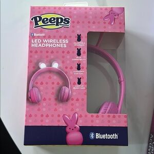 Pink LED Wireless Headphones